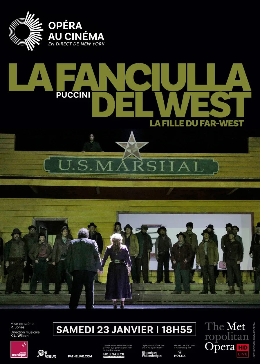 Affiche de La Fanciulla del West au Metropolitan Opera