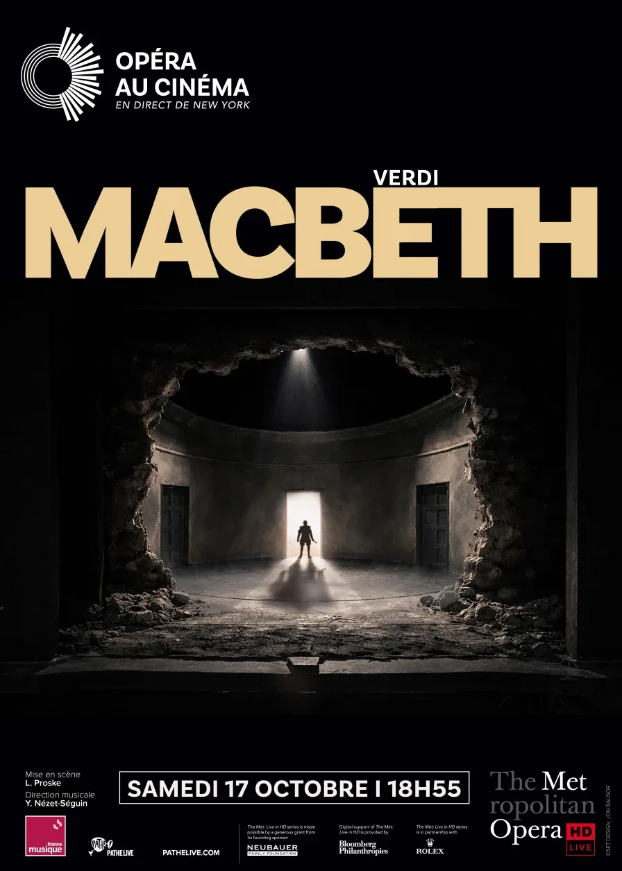 Affiche de Macbeth au Metropolitan Opera