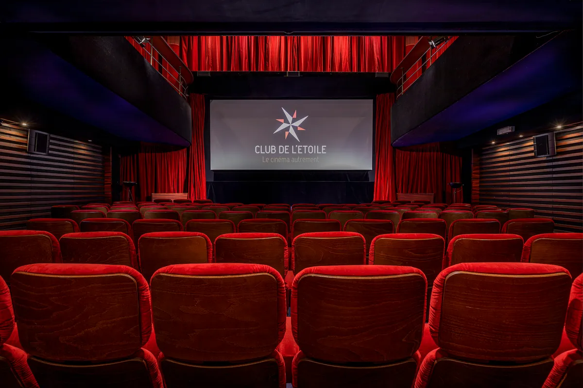 The auditorium and its large screen